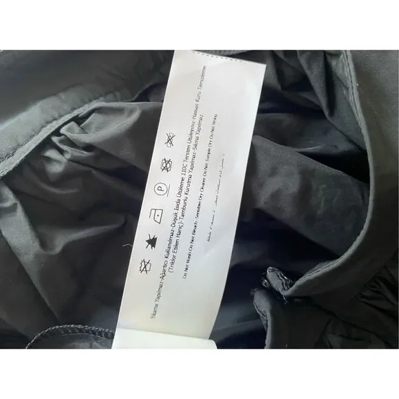 New Roman Black A- Line Skirt Sz 36 - Picture 6 of 11